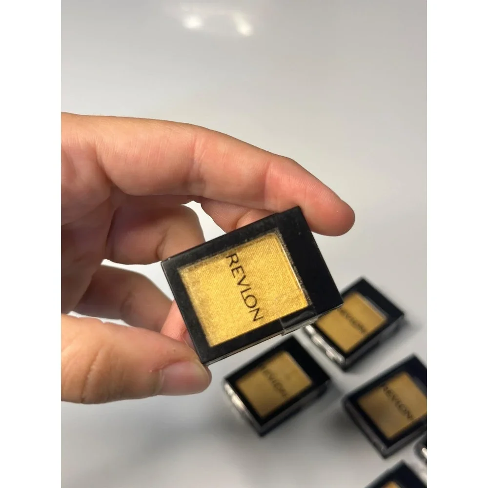 Lot of 6 Revlon ColorStay ShadowLinks Eyeshadows Gold Metallic Makeup (1 Broken)